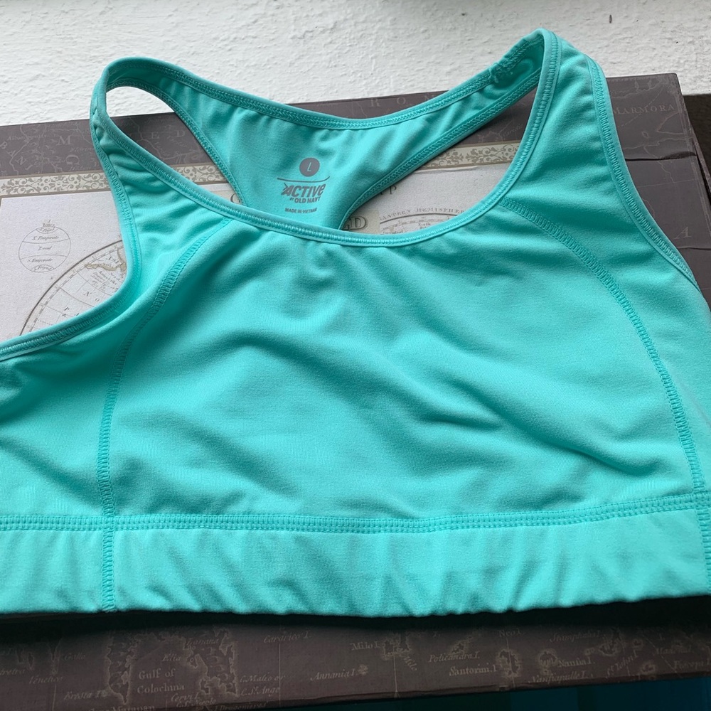 Mint Green Sports Bra